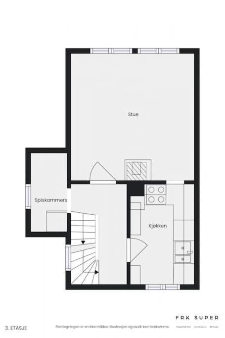 Villa Det Lille Rode Huset Ved Floibanen Bergen Exterior foto